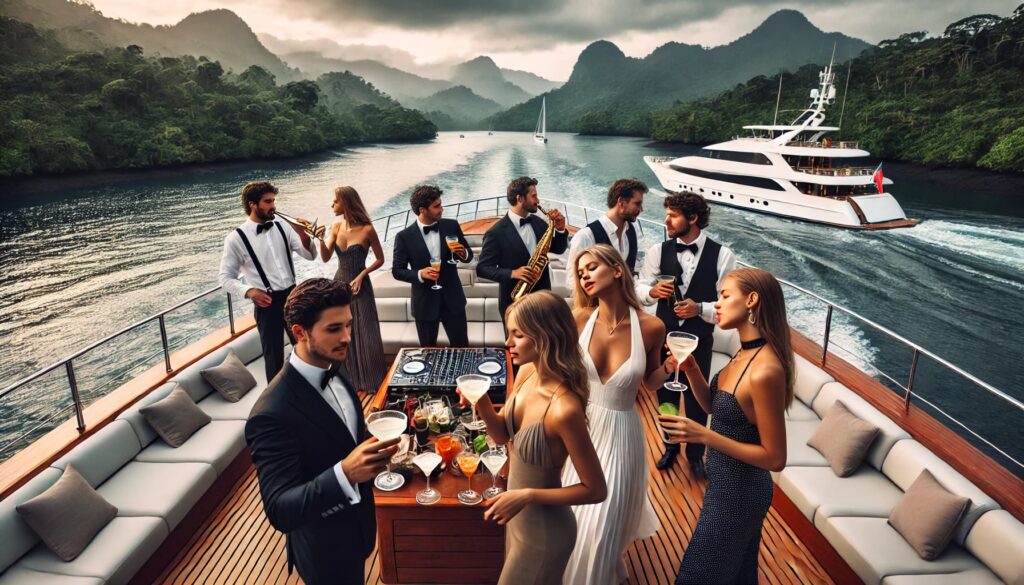 yacht party costa rica socialite