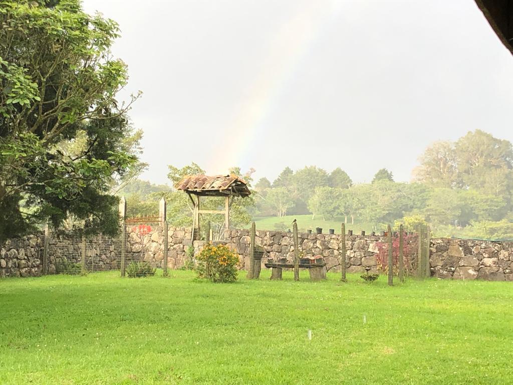 rainbow with water well in cartago costa rica