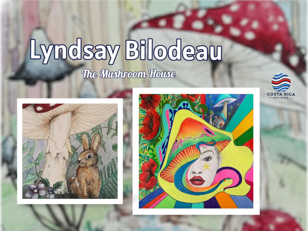 lyndsay bilodeau artist jaco beach costa rica socialite